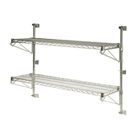 1880 Hospitality FWPS54CH Focus Foodservice Post-Type Wall Mount 54"H For (3) Tiers