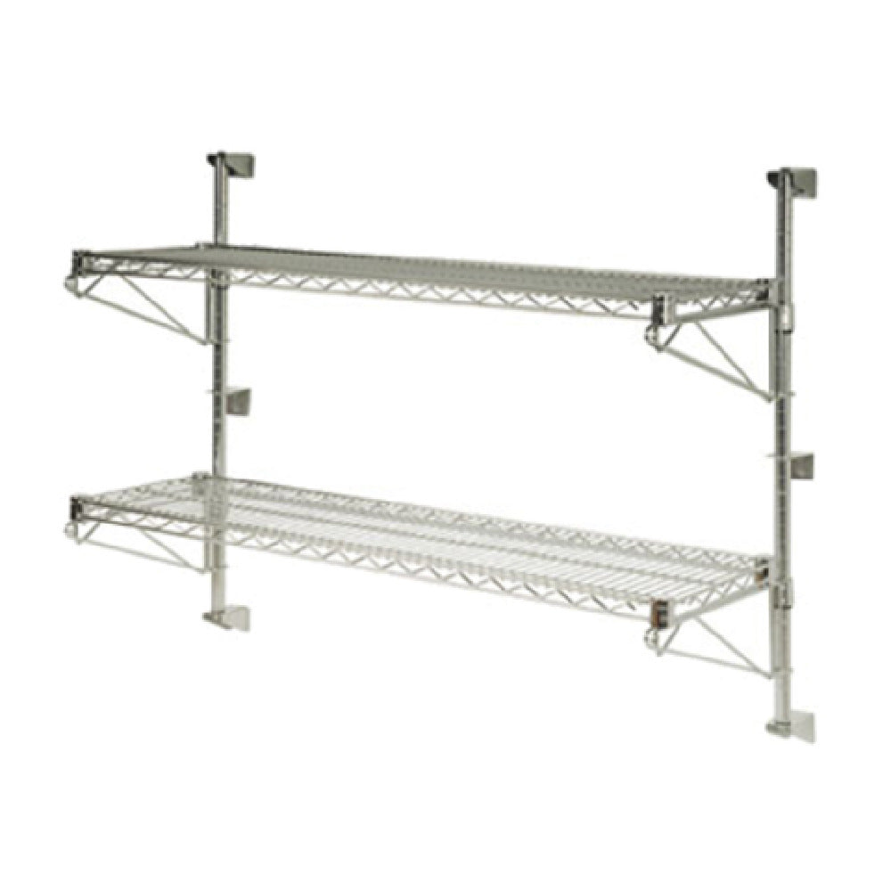 1880 Hospitality FWPS24CH Focus Foodservice Post-Type Wall Mount 24"H For (2) Tiers