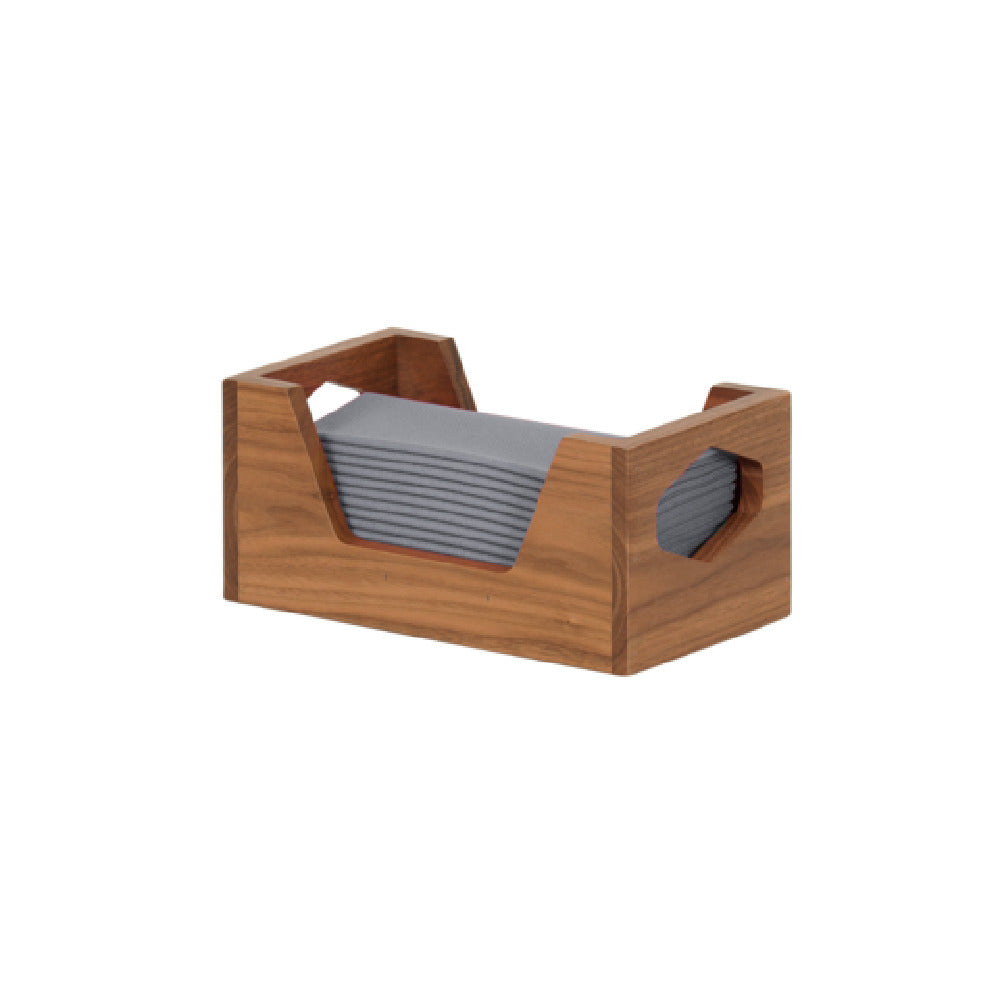 Cal Mil 3810-78 Sydney Napkin Holder 9"W X 5"D X 4.5"H Walnut