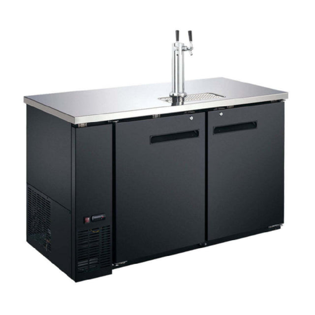 USR Brands CDD-48 Coldline Refrigerated Direct Draw Beer Dispenser 48"W 11.8 Cu.ft. Capacity