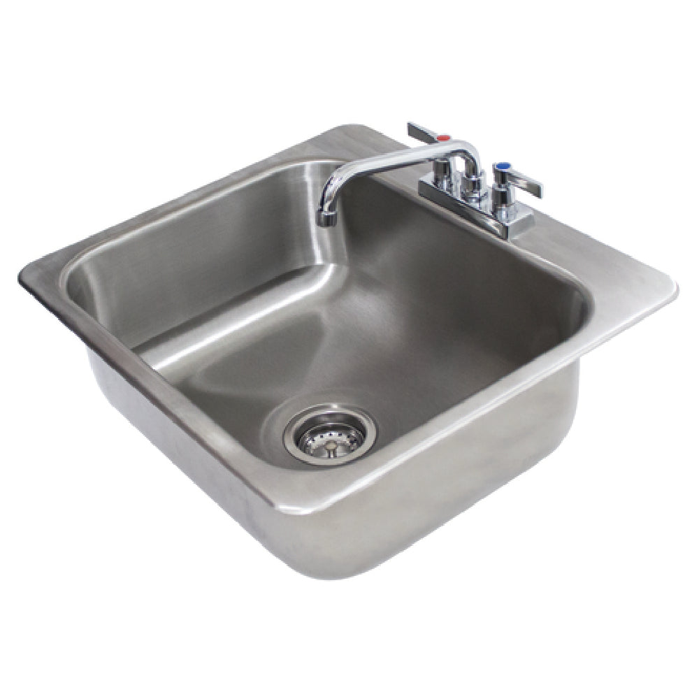 Advance Tabco DI-1-208 Drop-In Sink 1-compartment 20"W X 16"D Front-to-back X 8" Deep Bowl