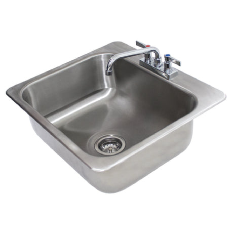 Advance Tabco DI-1-208 Drop-In Sink 1-compartment 20"W X 16"D Front-to-back X 8" Deep Bowl