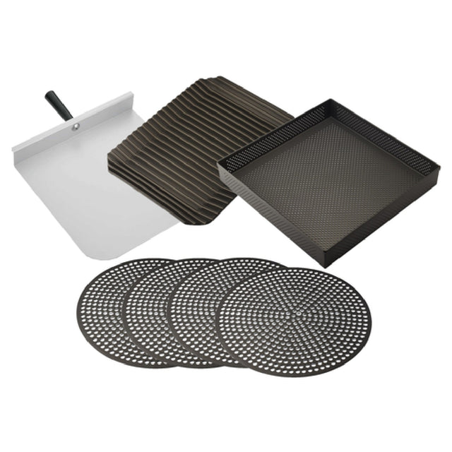 Ovention OV-ACCS-C1400 - Premium Accessory Package For CONVEYOR C1400, Includes: (4) 14" Round Heavy Duty Pizza Screens (OV-HDSCREEN-14)