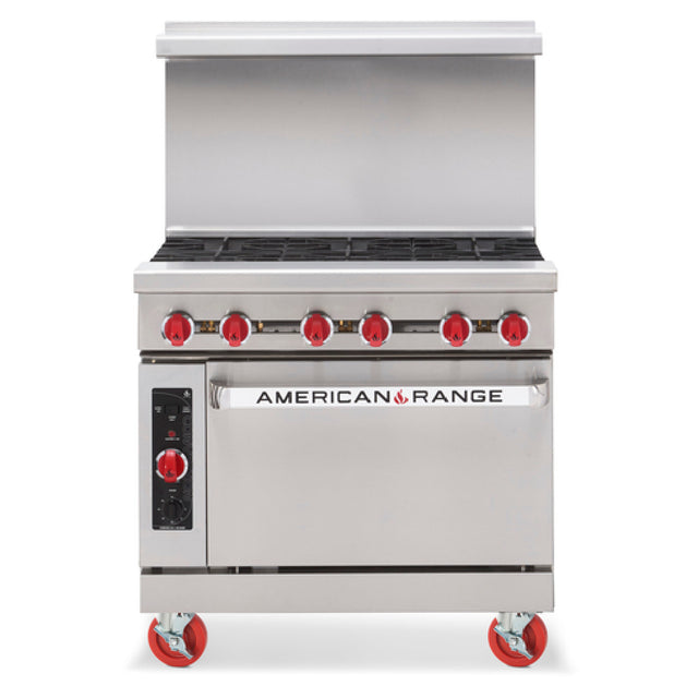 American Range AR-6-SU-C - Culinary Series Heavy Duty Restaurant Range, Gas, 36"