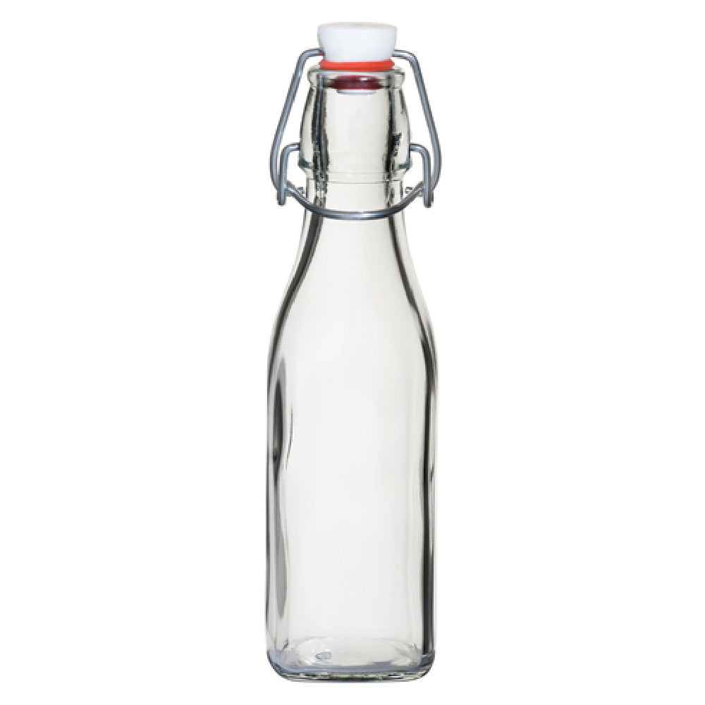 Tableware Solutions USA B14730 Swing Top Bottle 8-1/2 Oz. White Top