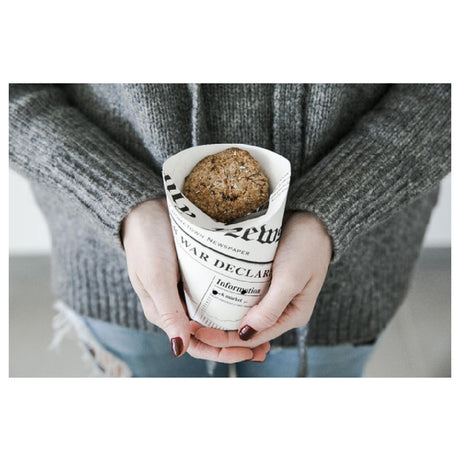 PacknWood 210TPASK12 - Grab & Go Happy Fries Snack Cup, 8 Oz., 2.36" Dia. X 4.7"H