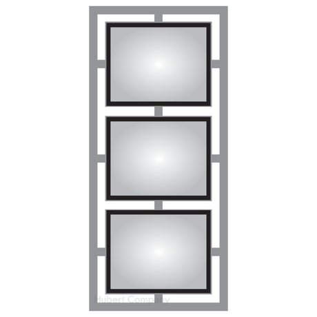 Hubert 17330 - Menu Board, Wall-mount, (3) 8-1/2" X 11" Pockets