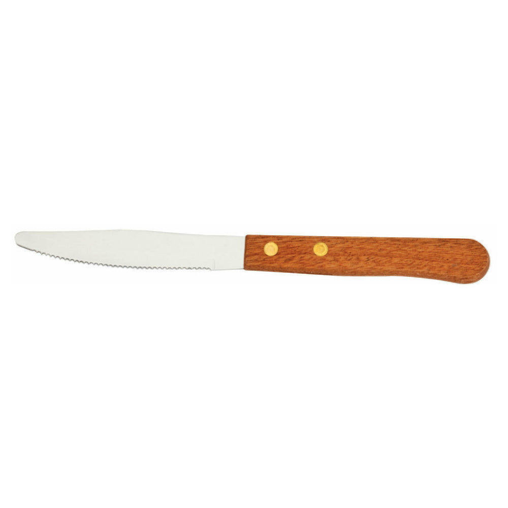 Steelite WL760527 Walco Steak Knife 3-3/4" Stainless Steel Blade Round Tip