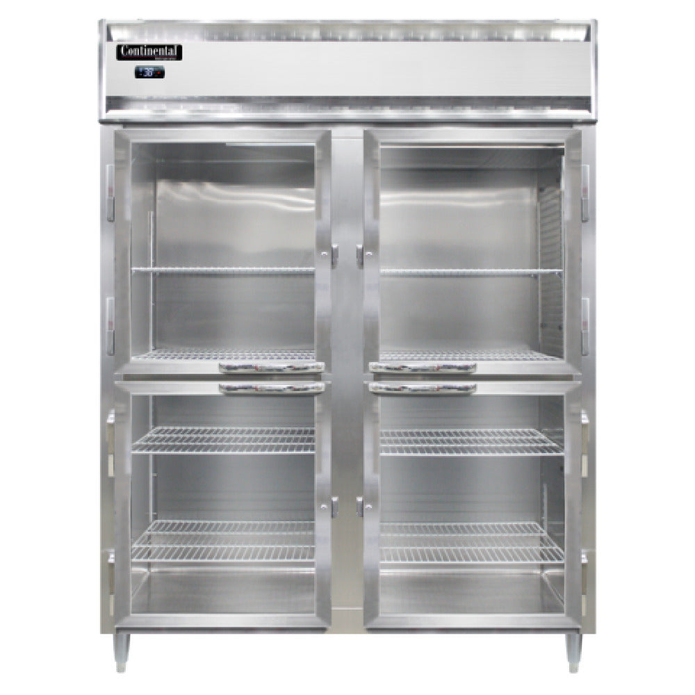 Continental Refrigerator DL2WE-SS-PT-HD-GD-SD Designer Line Heated Cabinet 52 Cubic Ft. Capacity