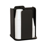 Cal Mil 23845-13 Onyx Revolving Cup Holder 9.75" Dia. X 12.5"H Designed To Hold Cups Up To 4" Dia.