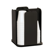 Cal Mil 23845-13 Onyx Revolving Cup Holder 9.75" Dia. X 12.5"H Designed To Hold Cups Up To 4" Dia.