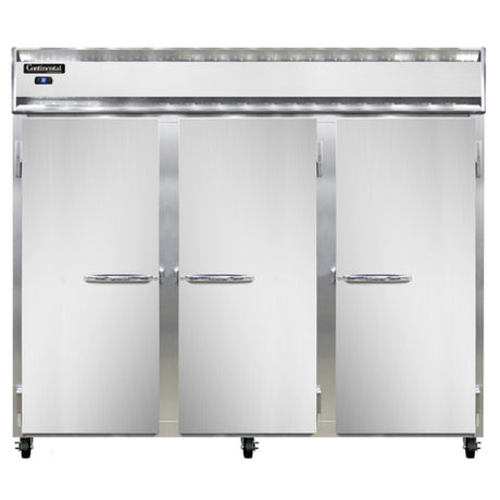 Continental Refrigerator 3RESNSS Extra-Wide Refrigerator Reach-in 85-1/2"W