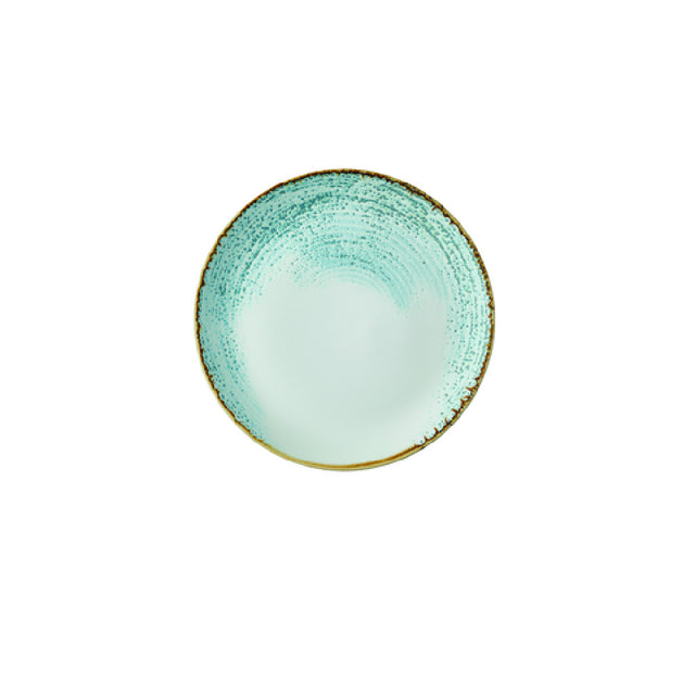 Churchill China HAAMEV111 Coupe Plate 11.25" Dia. Accents Aquamarine Evolve