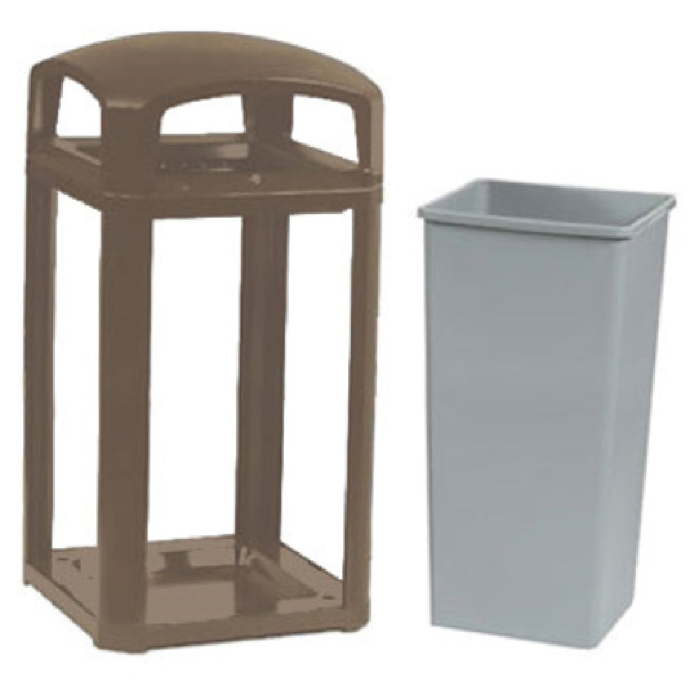 Rubbermaid FG397500SBLE - Landmark Series® Classic Container, 50 Gallon, 26" Square X 46-1/2"H
