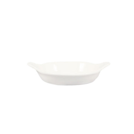 CAC China EGD-6 Egg Dish 6 Oz. 6"L X 4-7/8"W X 7/8"H