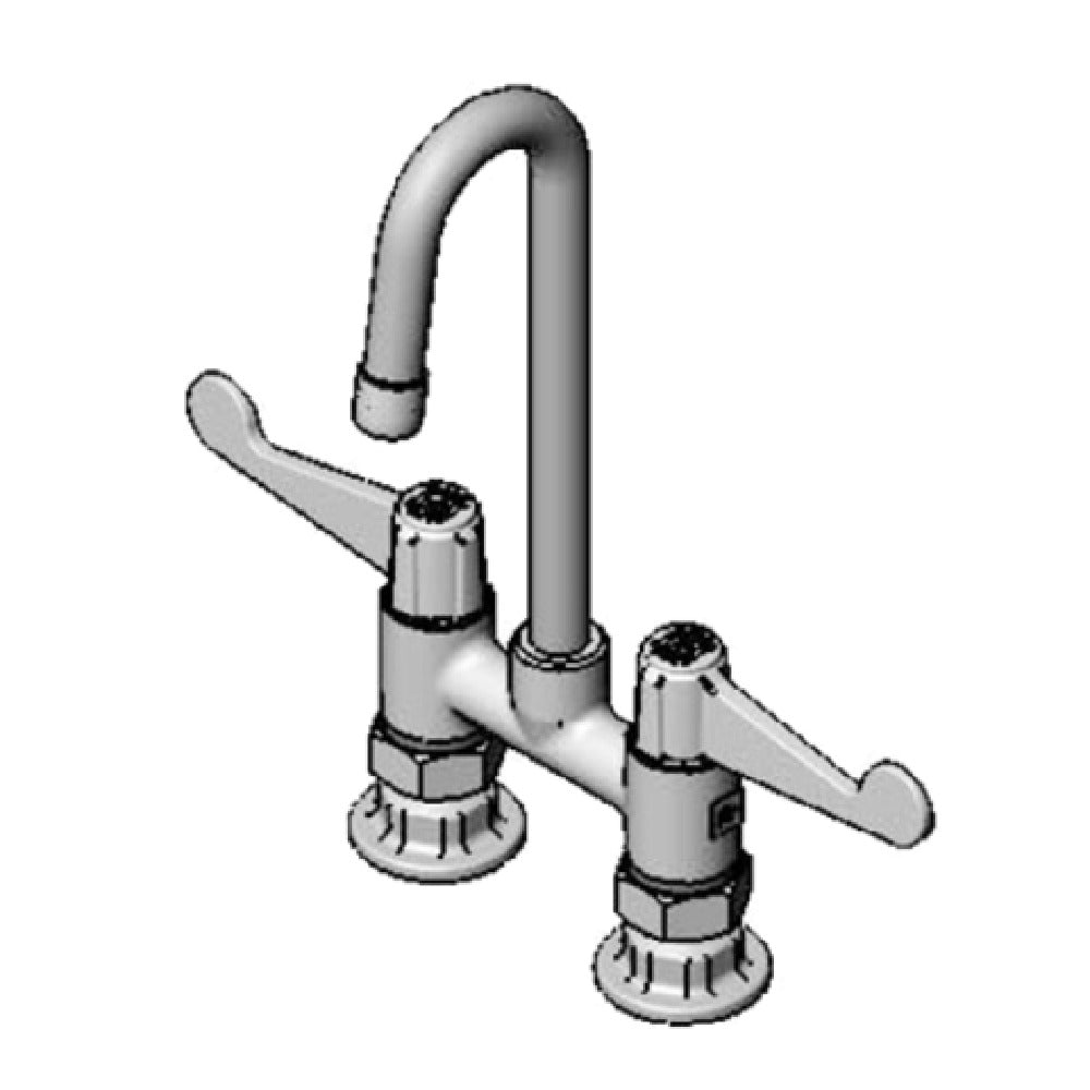 T&S Brass 5F-4DWS03 Equip Base Faucet 4" Deck Mount