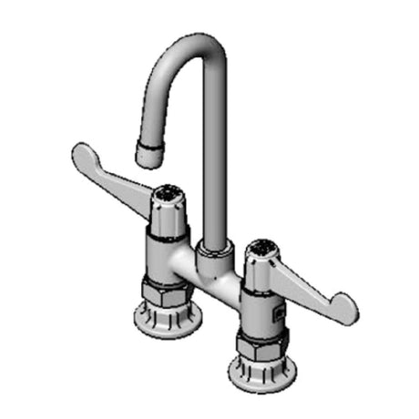 T&S Brass 5F-4DWS03 Equip Base Faucet 4" Deck Mount