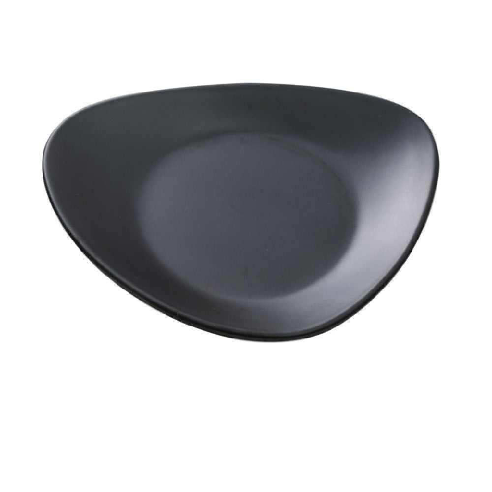 Yanco MO-106BK Moderne Plate 6"L X 4-1/2"W Triangular