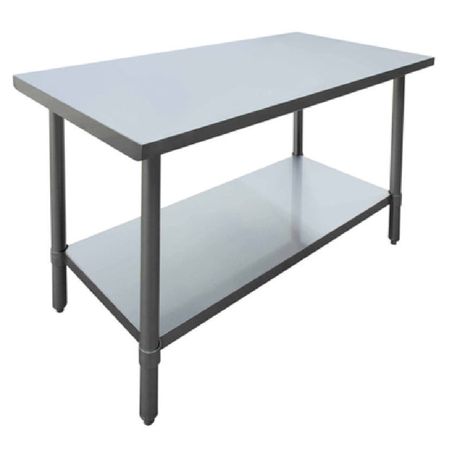 Hubert 53483 - Work Table, 48"W X 24"D X 34"H, Rectangular