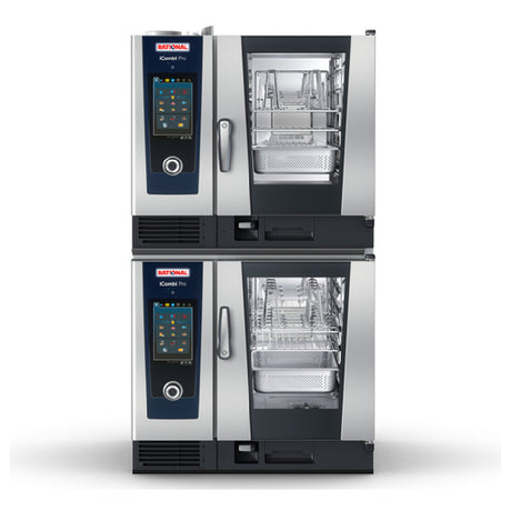 Rational ICP 6-HALF ON 6-HALF E 208 3PH AD-QS (Quick Ship) Two (2) (CB1ERRA.0016159) ICombi Pro® 6-Half Size Combi Ovens