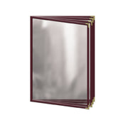 Risch TEDD 8.5X11-LEATHERETTE Deluxe Sewn Leatherette Menu Cover (specify Color)