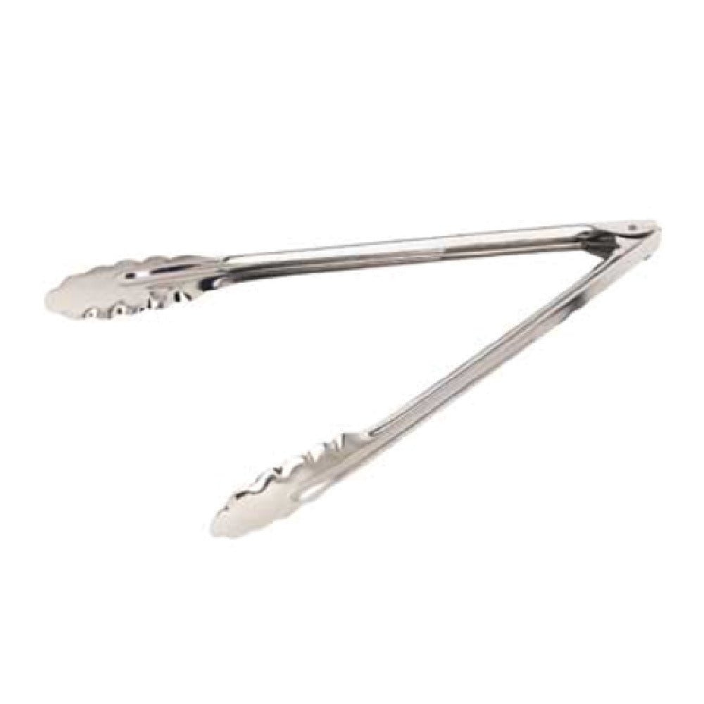 Crestware TNGT10 Tongs 9-1/2" Scalloped Edge