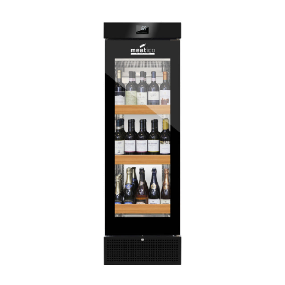 Invacus WINE 400 Meatico Refrigerated Cabinet (1) Triple Pane Glass Door 24"W X 24"D X 76"H