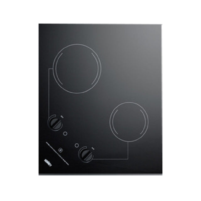 Summit CR2B223G Radiant Cooktop Electric 21-1/4" W