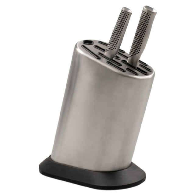 JB Prince Y530 Global Knife Block Holds (11) Slots Stainless Steel