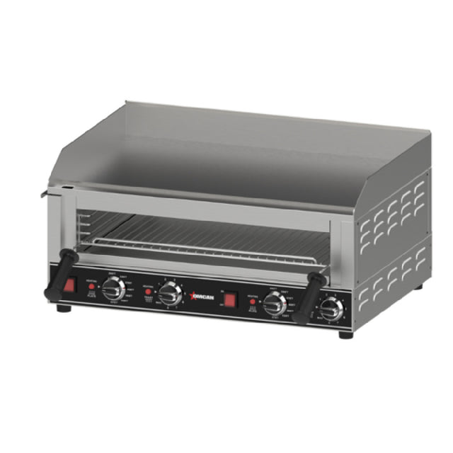 Omcan 48586 (CE-CN-10213) Elite Series Combination Griddle With Toaster Chamber