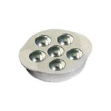 Bon Chef 5028GINGER - Snail Dish, 5-3/4" X 6-7/8", 6-hole