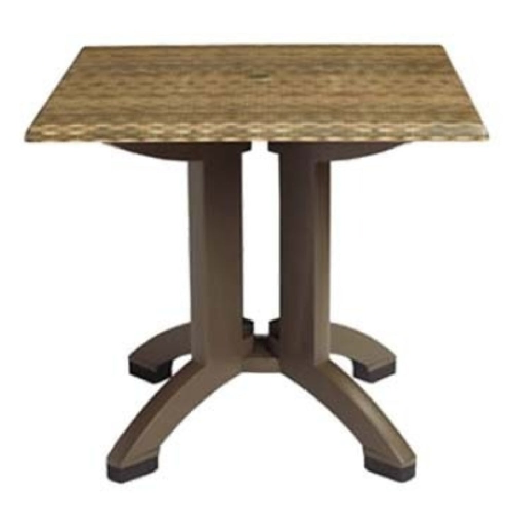 Grosfillex UT375018 Atlanta Outdoor Table 36" X 36" X 28-2/5"H Square