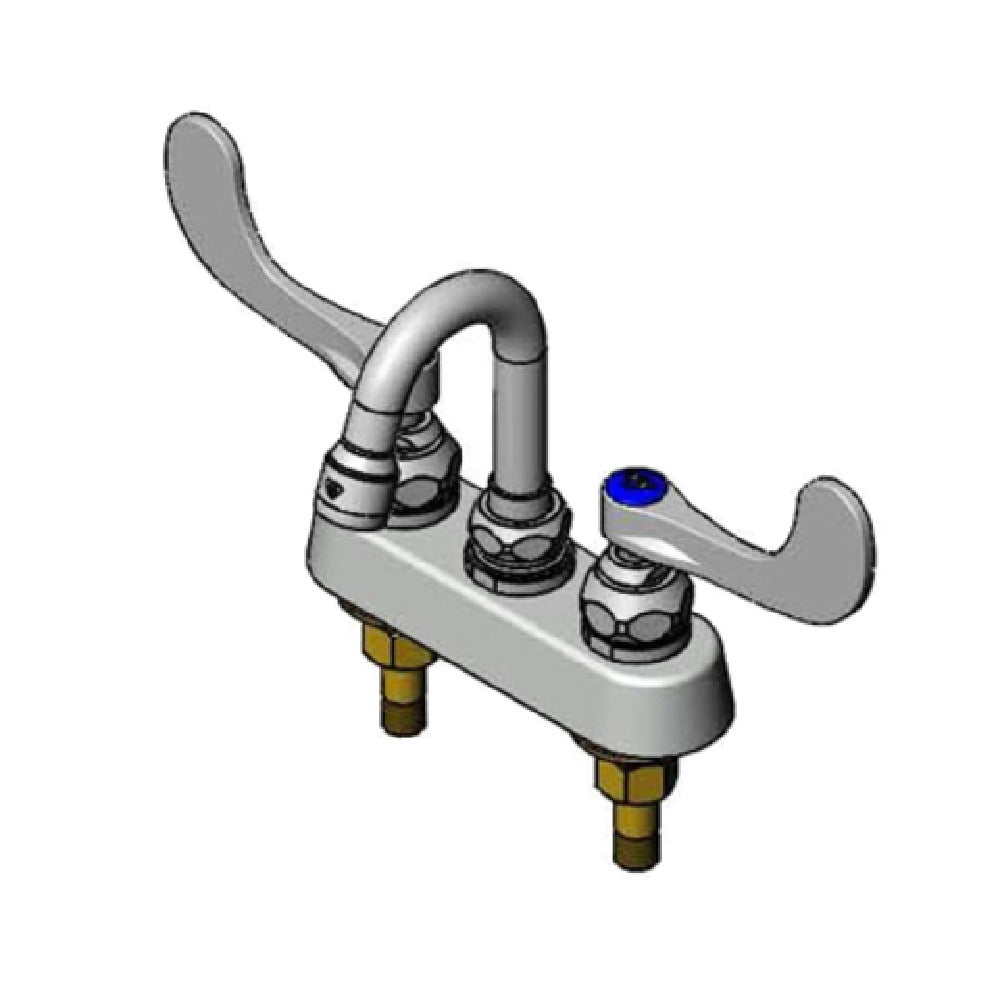 T&S Brass B-1110-131X-WH4 Workboard/Bar Sink Faucet Deck Mount 4" Centers