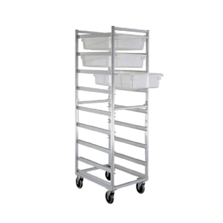 New Age Industrial 1481 Poly Box Rack Mobile Full Height