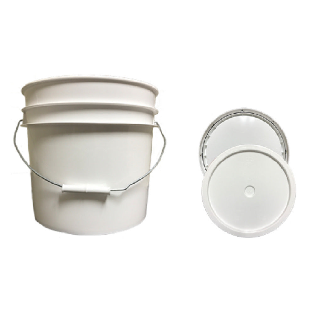 Buccaneer Container Corp 2006448010 (Buccaneer) Bucket With White Lid (3.5) Gallon (custom Printed) (6 Each Per Case)
