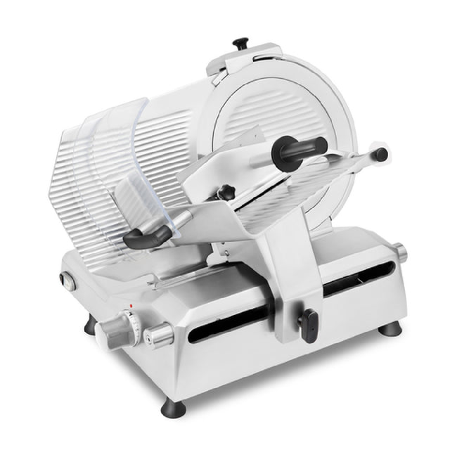 Rheninghaus MO12 - MONDIAL 300 Slicer, Manual Belt Driven, Gravity Feed