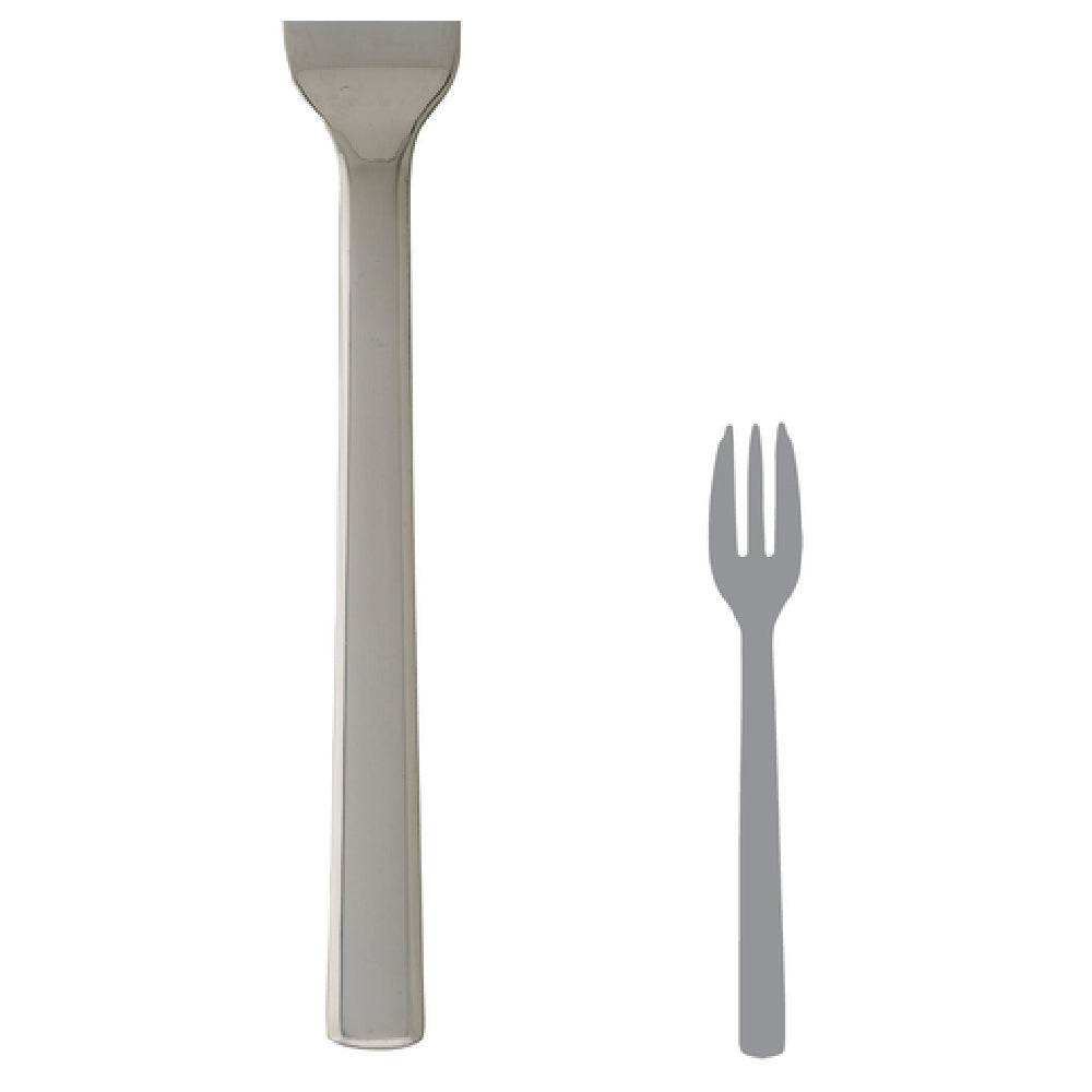 Steelite 5301S025 Cocktail/Cake Fork 6-1/8" 3-prong