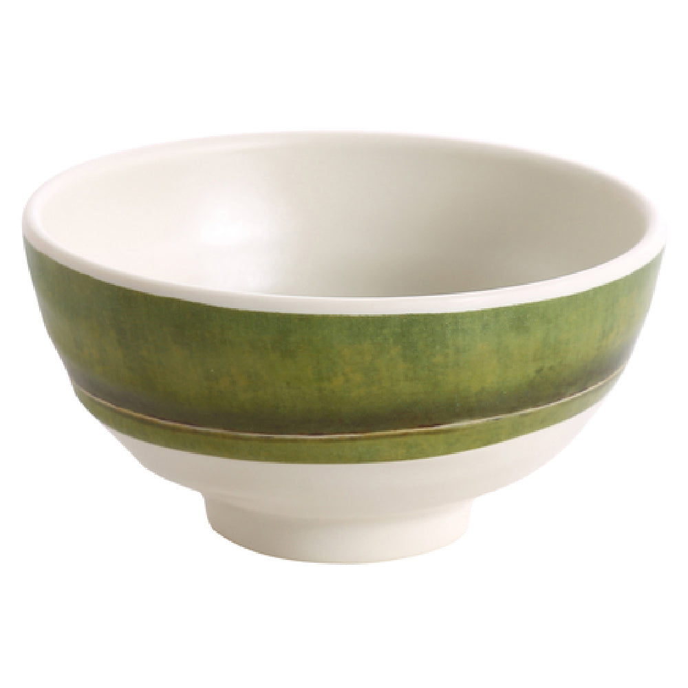 Yanco BA-404 Bamboo Style Rice Bowl 10 Oz. 4-1/2" Dia. X 2-1/2"H