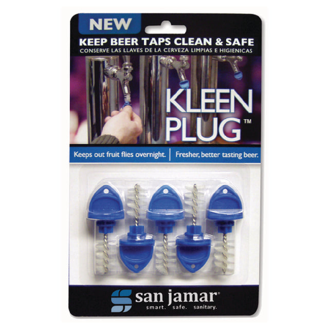 Carlisle KLP200 San Jamar Kleen Plug™ Use To Keep Beer Taps Clean Overnight (5 Kleen Plugs Per Blister Pack)