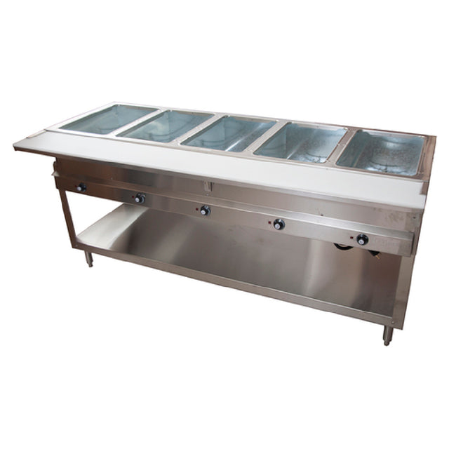 BK Resources STESW-5-240 Sealed Well Steam Table Electric Open Base With Undershelf