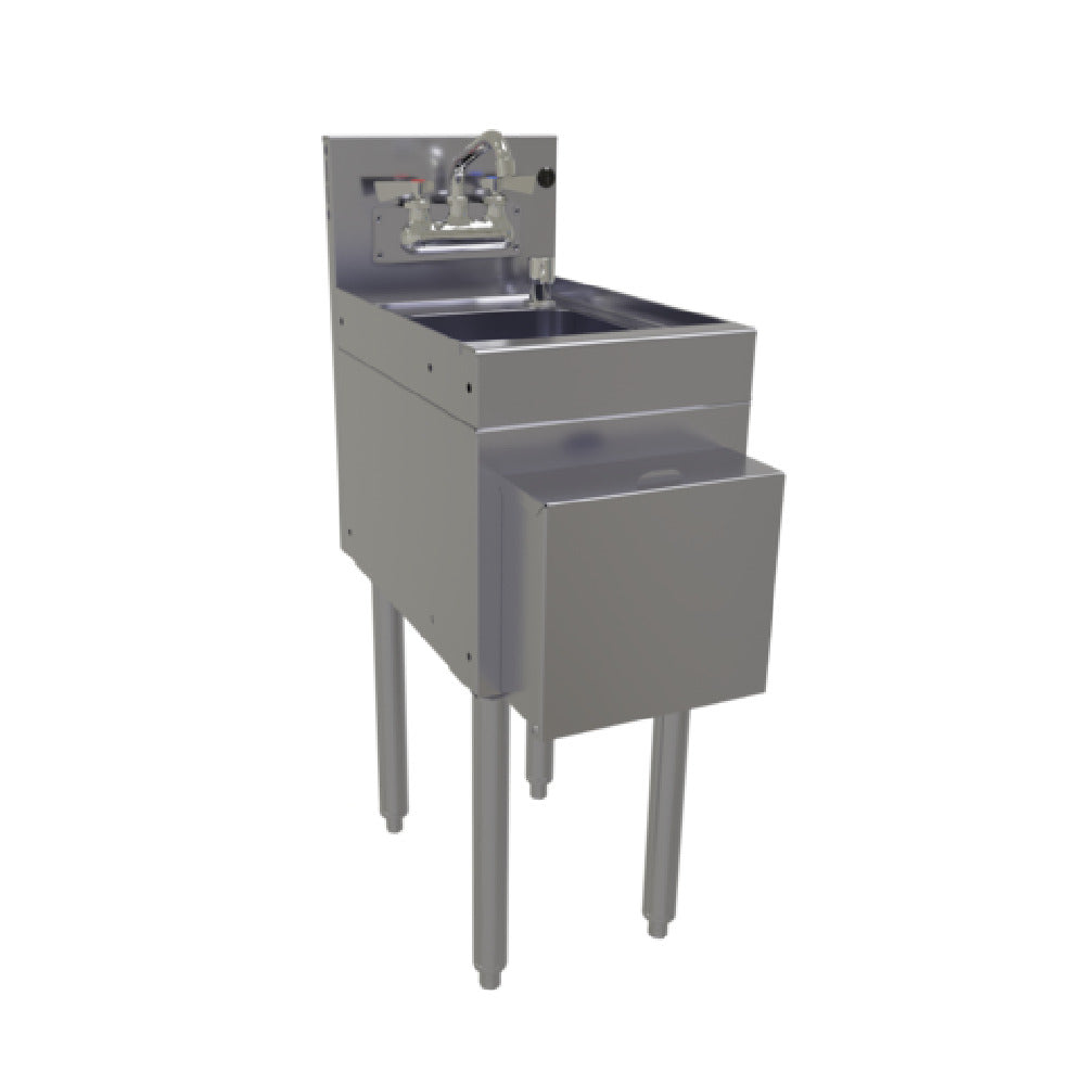 Glastender HSA-12-D Underbar Hand Sink Unit Free Standing 12"W X 24"D