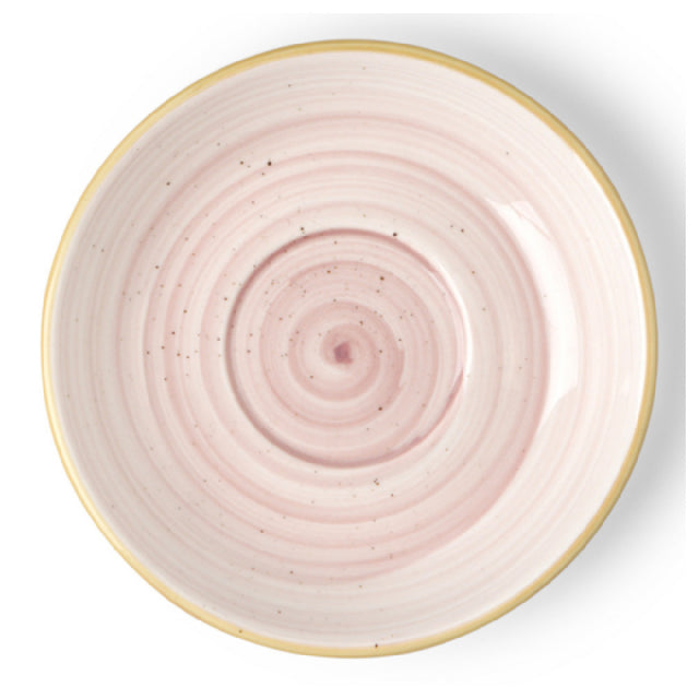 Bon Chef 2060052P-R Tavola Saucer For Espresso Cup 4.5" Dia. X 1"H Alumina Vitrified