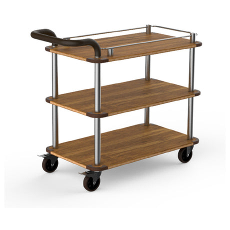 Steelite MGCRNX02BSXX Mogogo Buffet Solutions Roll'n Service Cart 41-1/2" X 21" X 36"H