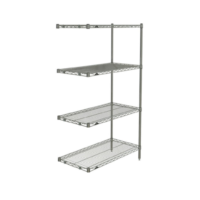 Metro AN336BR Super Erecta® Add-On Shelving Unit 36"W X 18"D X 63"H (4) Wire Shelves