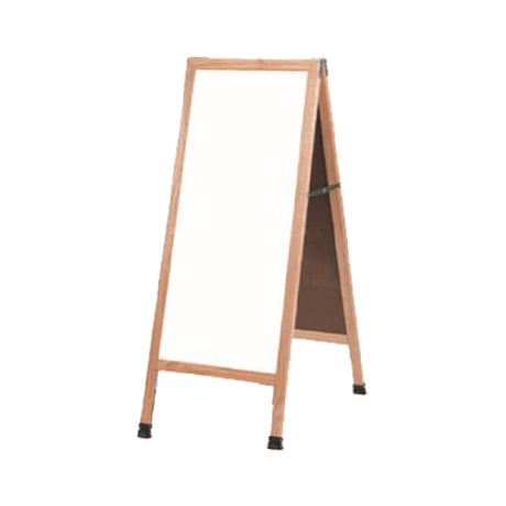 Aarco A-35 Sidewalk Markerboard 18"W X 42"H White Melamine Board