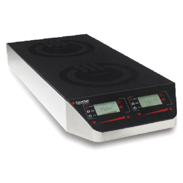 Cooktek 620701 (MC3502FG) Apogee™ Induction Range Countertop Double Hob (front To Back)