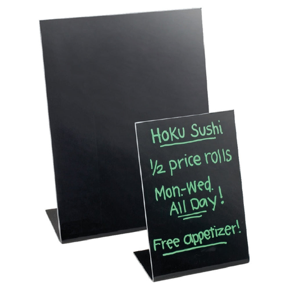 Cal Mil 950-13 Classic Write-On Easel 5" X 7"H Write-on Area Black (for Use With Wet Erase Marker)