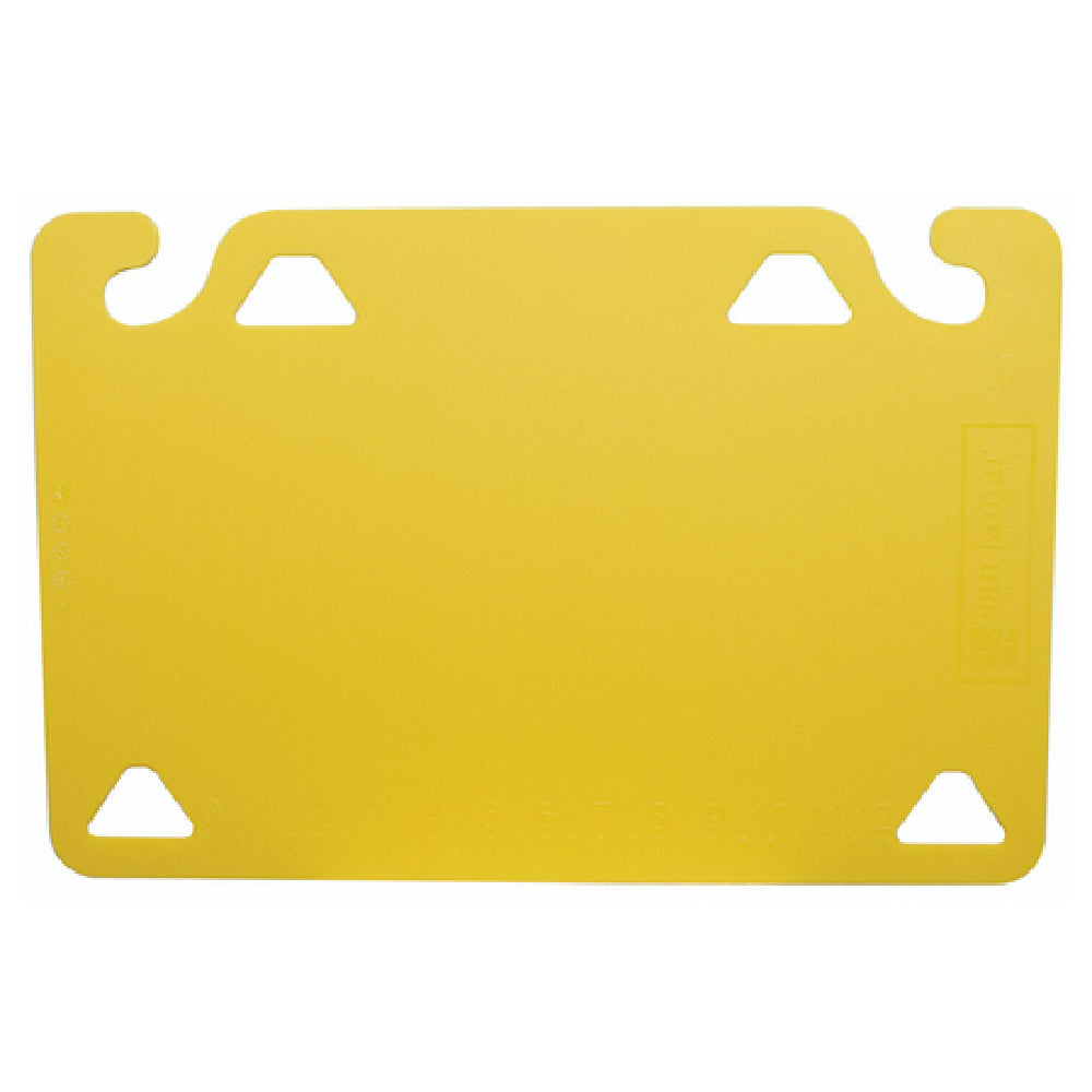 San Jamar CBQG1218YL QuadGrip™ Cutting Board Refills 12" X 18" X 1/8" Double Sided