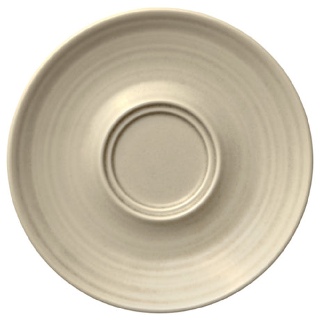 Bauscher Hepp 637116-C10000 - Saucer, 6.5" Dia. X 1"H, Round With Double Well