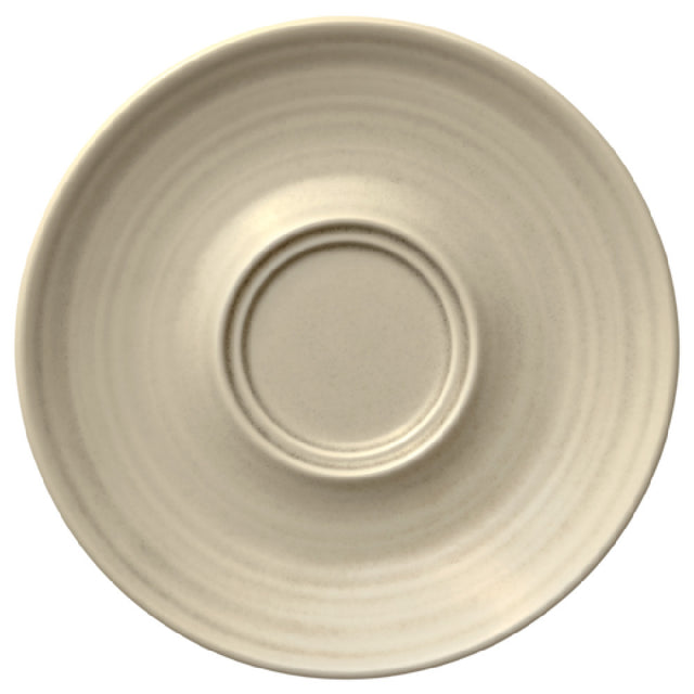 Bauscher Hepp 637116-C10000 - Saucer, 6.5" Dia. X 1"H, Round With Double Well